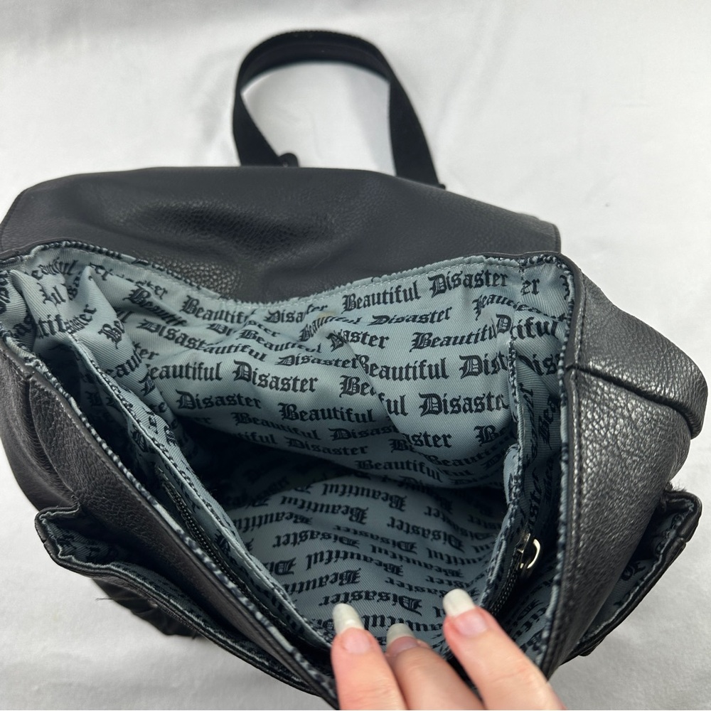 Beautiful Disaster Backpack Gothic Should Bag BD … - image 8